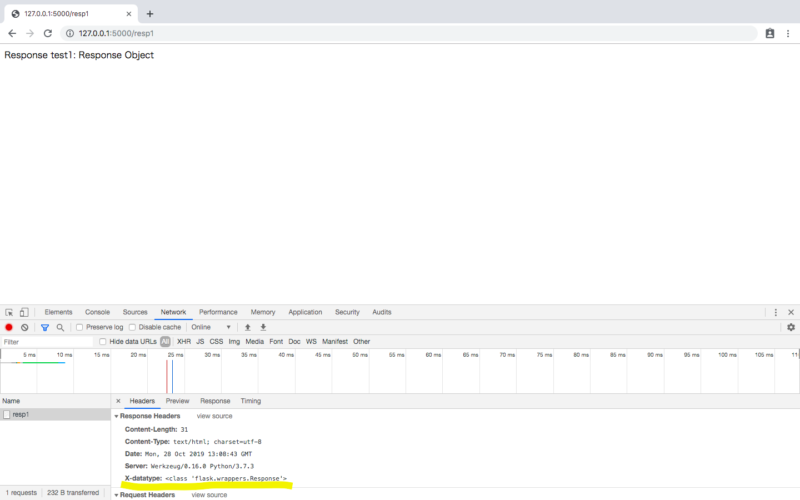 Python-Flask のレスポンスの仕組み | Blow Up By Black Swan